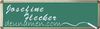 Josefine Flecker Visitenkarte